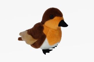 Obrázek z Pták červenka plyš 11cm (12) 